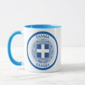 Griechenland-Erbe-Emblem Tasse (Links)