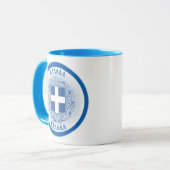 Griechenland-Erbe-Emblem Tasse (Vorderseite Links)