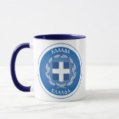 Griechenland-Erbe-Emblem Tasse (Links)