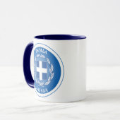 Griechenland-Erbe-Emblem Tasse (Vorderseite Links)