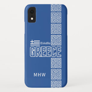 Griechenland - Fälle benutzerdefinierter Monogramm Case-Mate iPhone Hülle