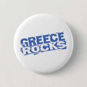 Griechenland-Felsen Button