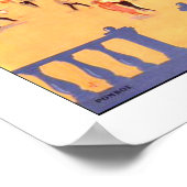 Griechenland, Fischerboote auf einem kleinen Meer Poster (Ecke)