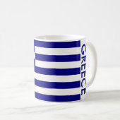 GRIECHENLAND FLAG KAFFEETASSE (VorderseiteRechts)