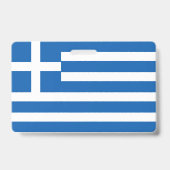 Griechenland-Flagge Ausweis (Rückseite)
