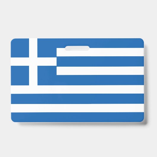 Griechenland-Flagge Ausweis (Vorderseite)