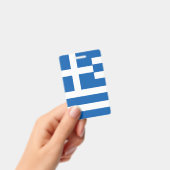 Griechenland-Flagge Ausweis (Handheld)