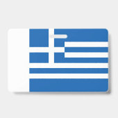Griechenland-Flagge Ausweis (Rückseite)