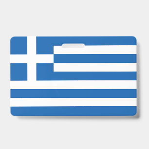 Griechenland-Flagge Ausweis