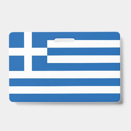 Griechenland-Flagge Ausweis (Vorderseite)