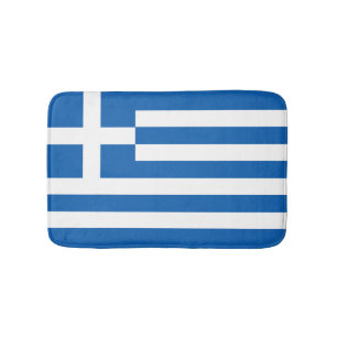 Griechenland-Flagge Badematte