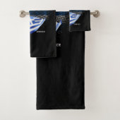 Griechenland-Flagge Badhandtuch Set (Insitu)