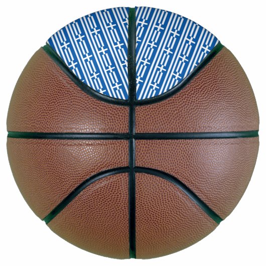 Griechenland-Flagge Basketball (Rechts)