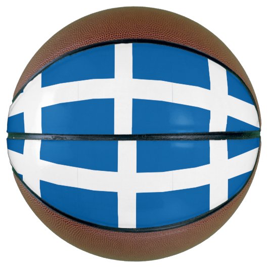 Griechenland-Flagge Basketball (Vorderseite)