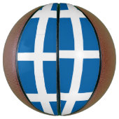 Griechenland-Flagge Basketball (Vertikal)