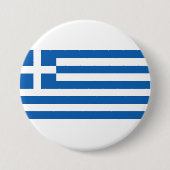 Griechenland-Flagge Button (Vorderseite)