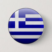 Griechenland-Flagge Button (Vorderseite)