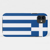 Griechenland-Flagge Case-Mate iPhone Hülle (Rückseite (Horizontal))