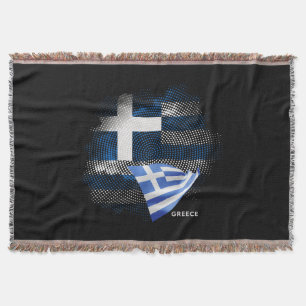 Griechenland-Flagge Decke