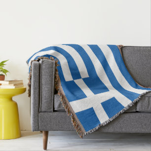 Griechenland-Flagge Decke