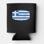 Griechenland-Flagge Dosenkühler (Vorderseite)
