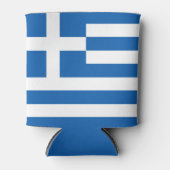 Griechenland-Flagge Dosenkühler (Vorderseite)