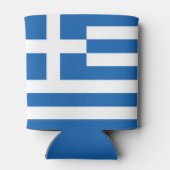 Griechenland-Flagge Dosenkühler (Rückseite)