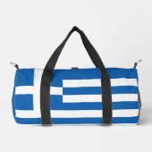 Griechenland-Flagge Duffle Bag (Vorderseite)