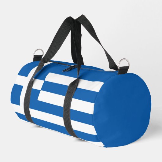 Griechenland-Flagge Duffle Bag (Linke Seite)