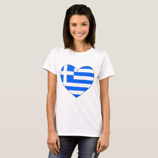 Griechenland-Flagge einfach T-Shirt