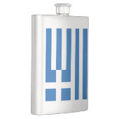 Griechenland-Flagge Flachmann (Rechts)