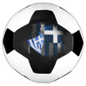 Griechenland-Flagge Fußball (Gedreht)