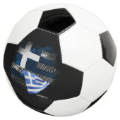 Griechenland-Flagge Fußball (Dreiviertel)
