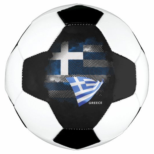 Griechenland-Flagge Fußball (Vorderseite)