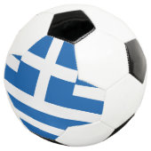Griechenland-Flagge Fußball (Dreiviertel)