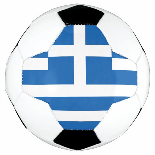 Griechenland-Flagge Fußball (Vorderseite)