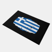 Griechenland-Flagge Fußmatte (Schrägansicht)