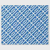 Griechenland-Flagge Geschenkpapier (Flach)