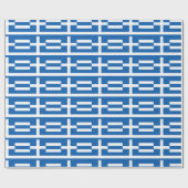 Griechenland-Flagge Geschenkpapier (Flach)