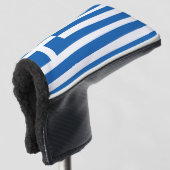 Griechenland-Flagge Golf Headcover (3/4 Vorderseite)