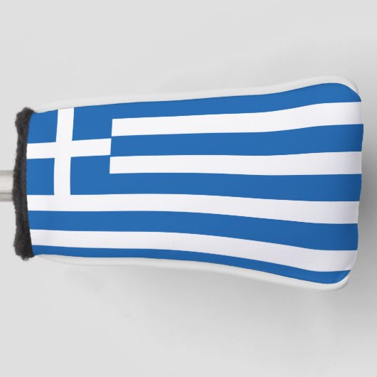 Griechenland-Flagge Golf Headcover (Vorderseite)
