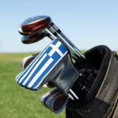 Griechenland-Flagge Golf Headcover (In Situ)