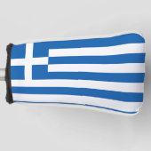 Griechenland-Flagge Golf Headcover (Vorderseite)