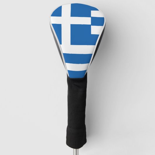 Griechenland-Flagge Golf Headcover (Vorderseite)