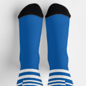 Griechenland Flagge griechischer Nationalstolz Spa Socken (Oben)