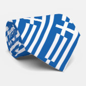 Griechenland Flagge griechisches Patriotikum Krawatte (Gerollt)