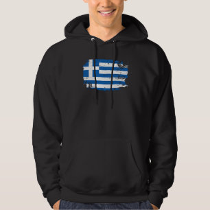 Griechenland-Flagge Hoodie
