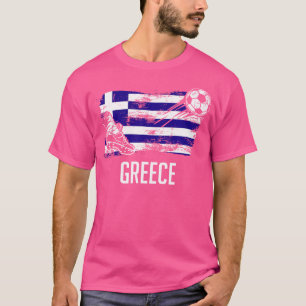 Griechenland Flagge Jersey Griechisches Fußballtea T-Shirt