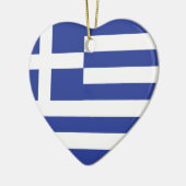 Griechenland-Flagge Keramikornament (Links)