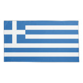 Griechenland-Flagge Kissenbezug (Rückseite)